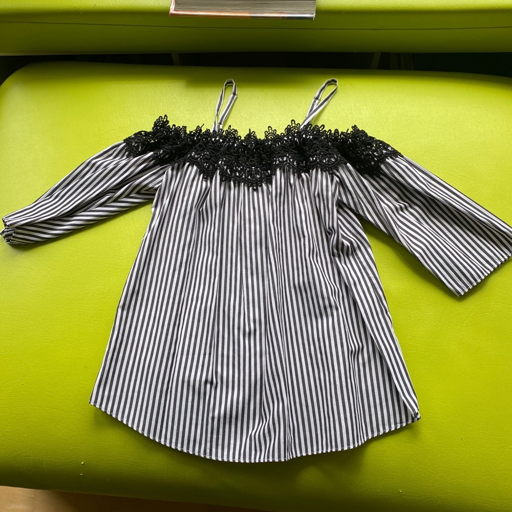 Striped spring shirt